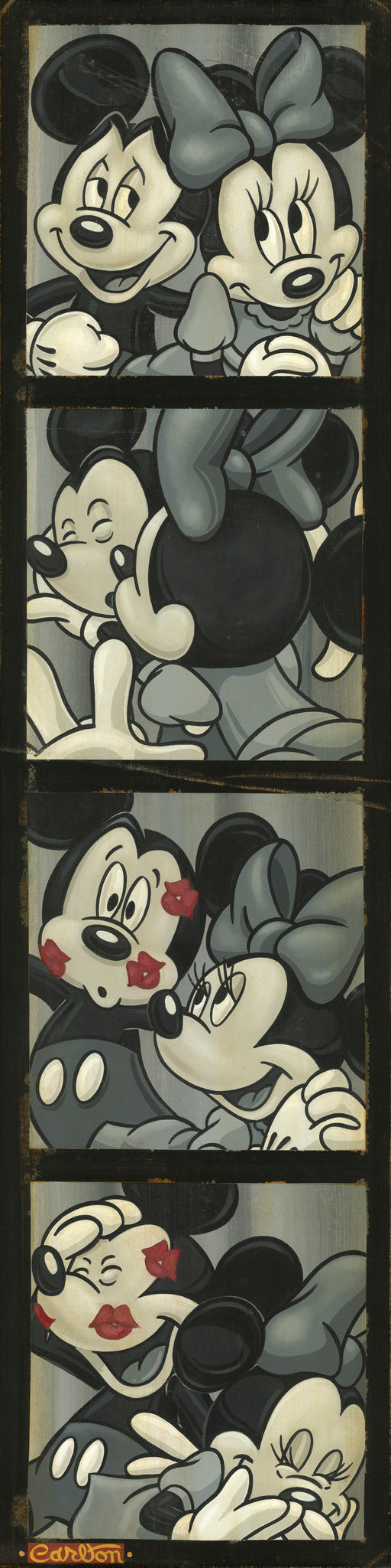 Photo Booth Kiss - Disney Treasure On Canvas